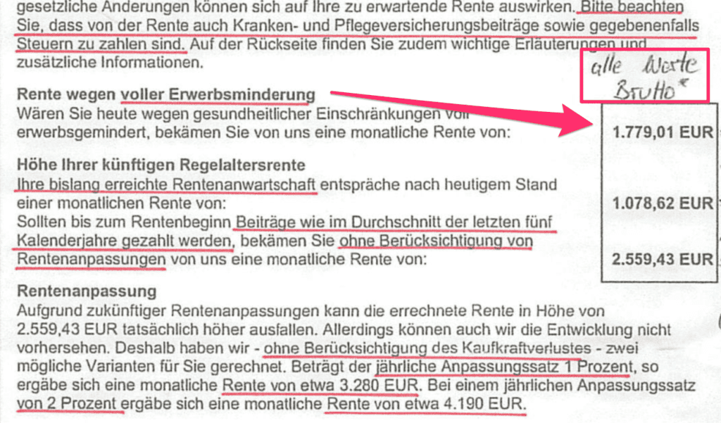 Berufsunfähigkeitsrente deutsche Rentenversicherung