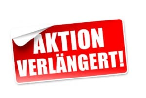 Aktion verlngert! Button, Icon