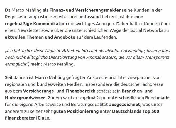 Finanzierungsberater aus  München