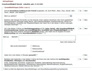 Aktion Generali Erwerbsunfähigkeitsversicherung