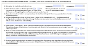 BU Aktion mit vereinfachter Gesundheitsprüfung