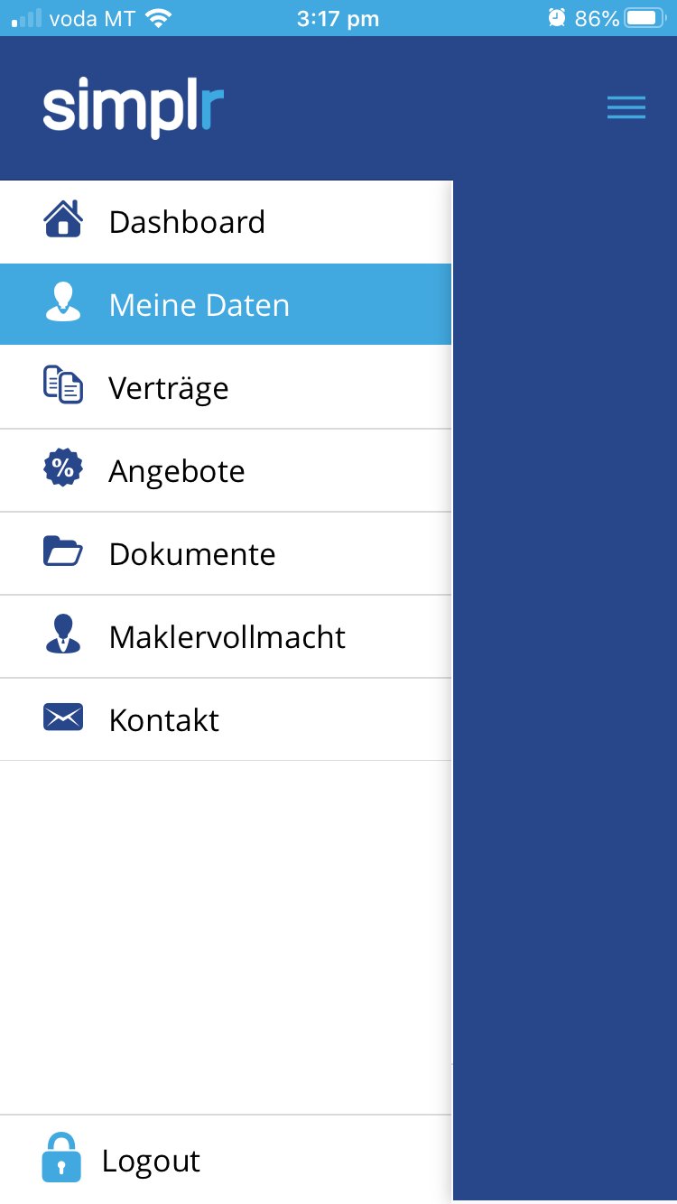 Vorstellung der Simplr App