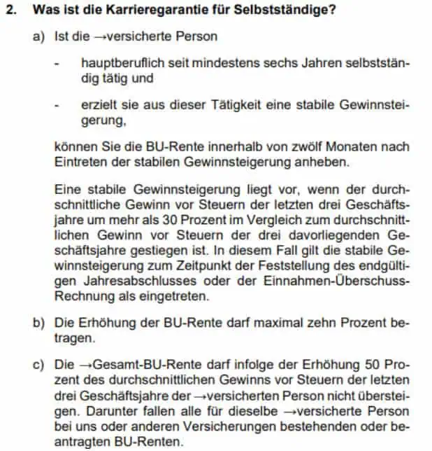 Sollte es in der Selbstänndigkeit sehr gut laufen, können Sie die Gewinnsteigerung anheben.