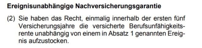 ereignisunabhaengige Nachversicherung der Bayerischen