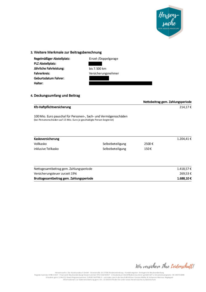 Aston Martin DBS (2009) Versicherungsbeispiel - Seite 2