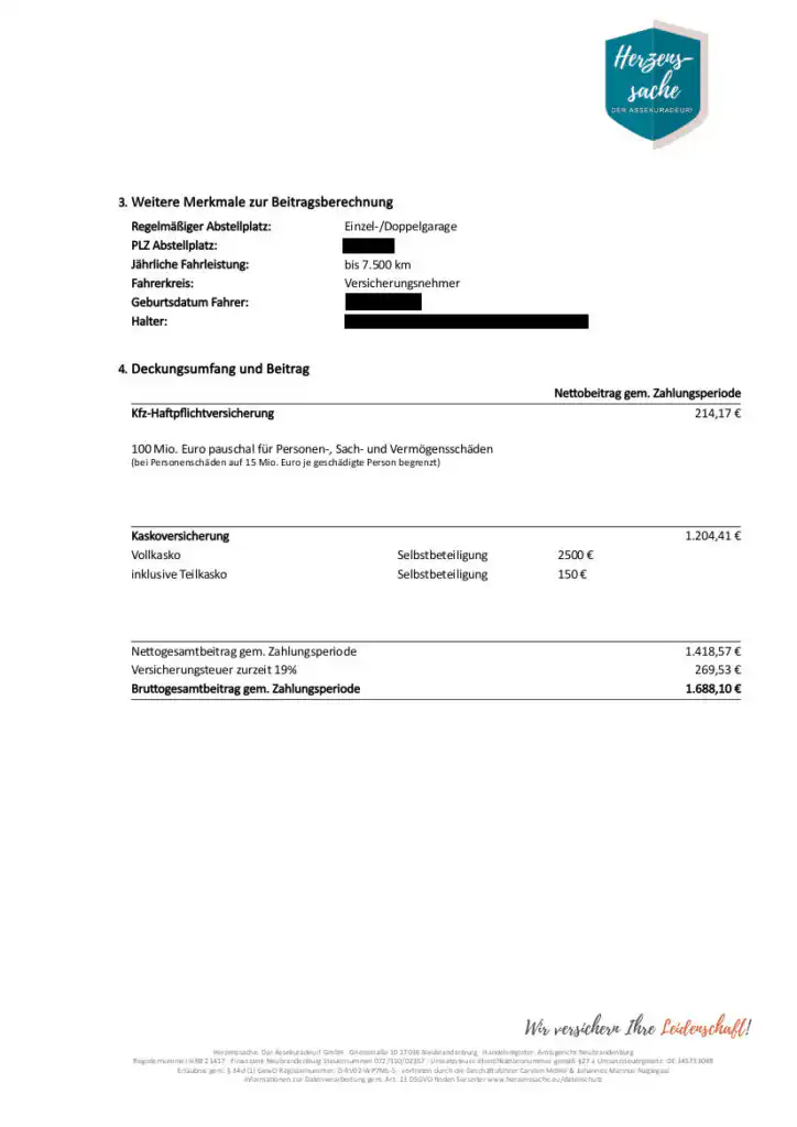 Aston Martin DBS (2009) Versicherungsbeispiel - Seite 2