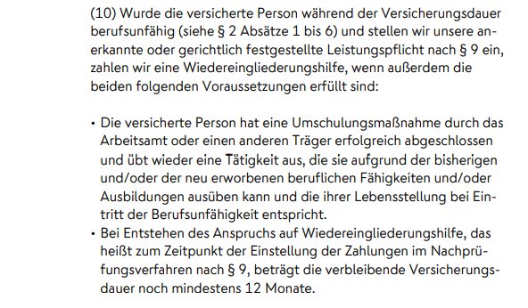 Nuernberger BU - Wiedereingliederungshilfe Nuernberger BU - Wiedereingliederungshilfe