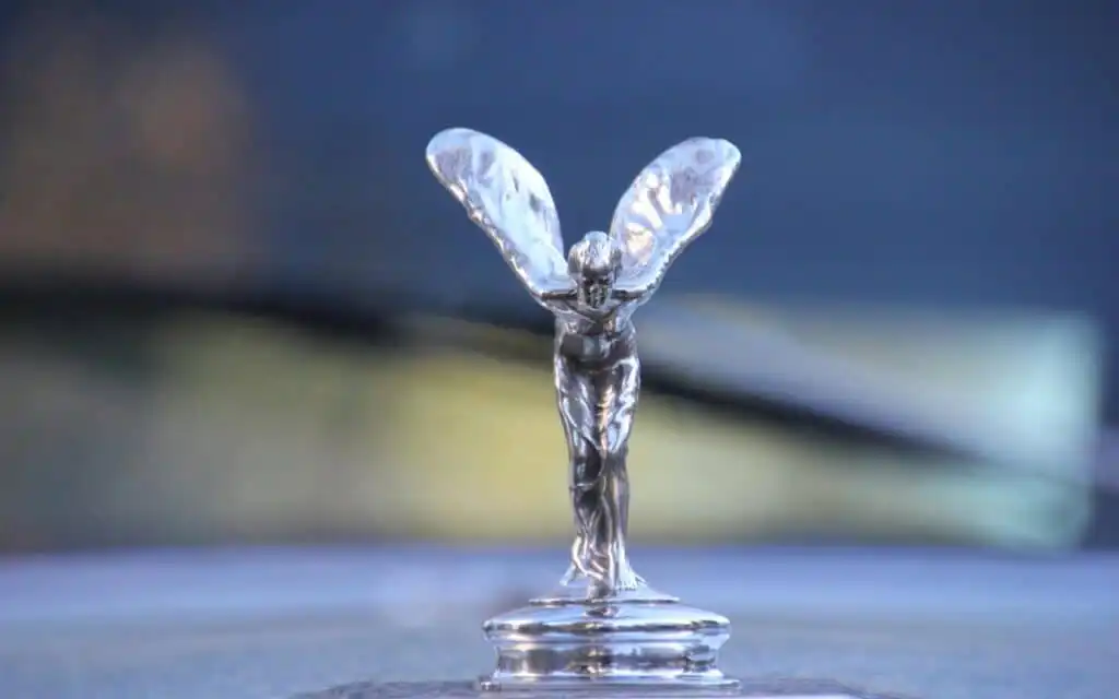 Nahaufnahme der "Spirit of Ecstasy"