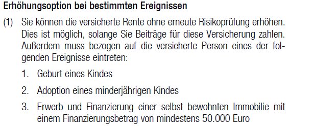 Erhoehungsoptionen