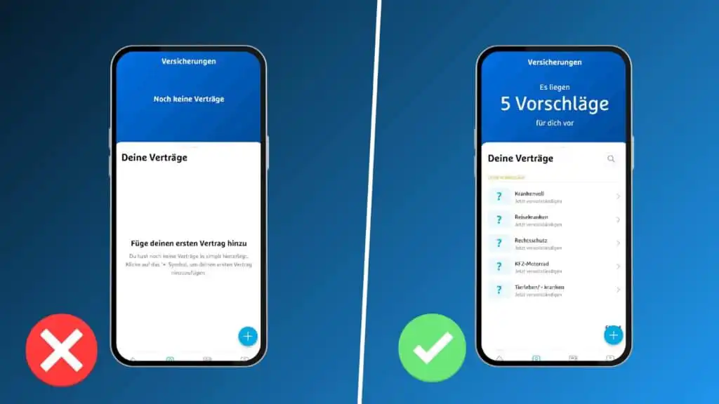 Neu: Demo mit sinnvollen Daten, statt "leere Felder"
