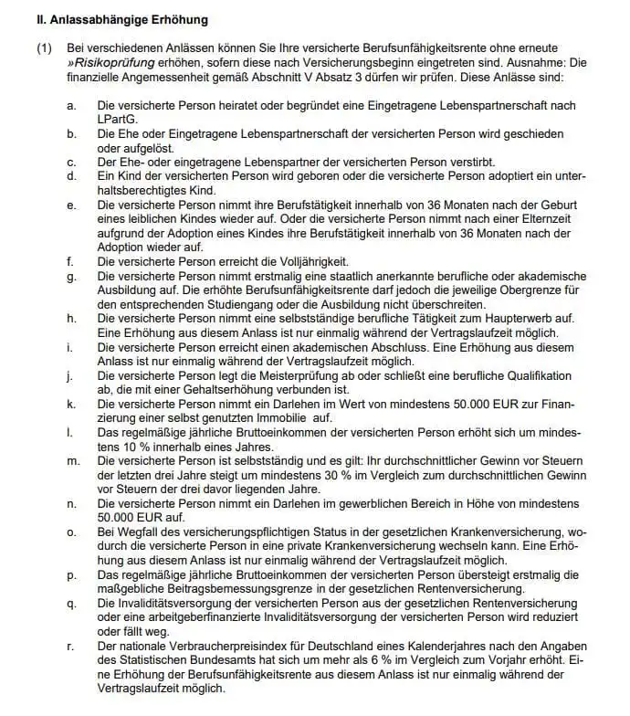 Wenn diese Situationen eintreten, kann die Rente erhöht werden