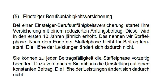 Die Einsteiger BU der Wuerttembergischen ist besonders auf Berufseinsteiger ausgelegt und.
