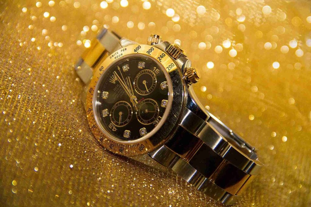 Goldene Rolex Daytona bei der asspario versichert