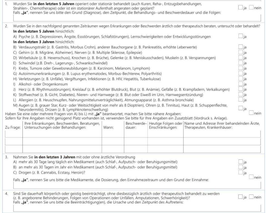 Abfragezeiträume für Psychische Erkrankungen bleiben bei 5 Jahren