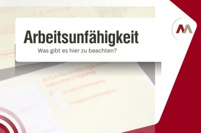 Vorschaubild in den typischen Seitenfarben mit einer AU als hintergrundbild und dem Text "Arbeitsunfähigkeit"
